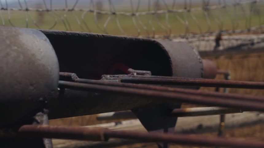Metal sheets being heated