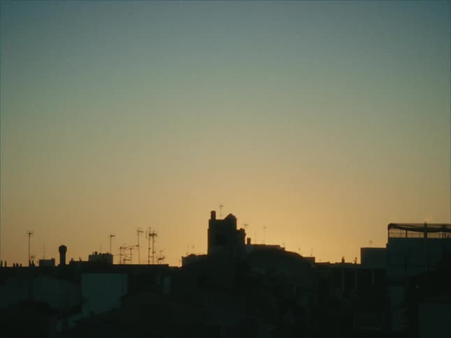 An evening clip of a city
