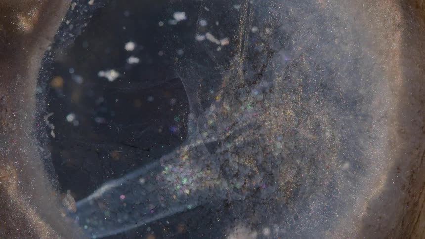 Abstract dense liquid expanding and compressing