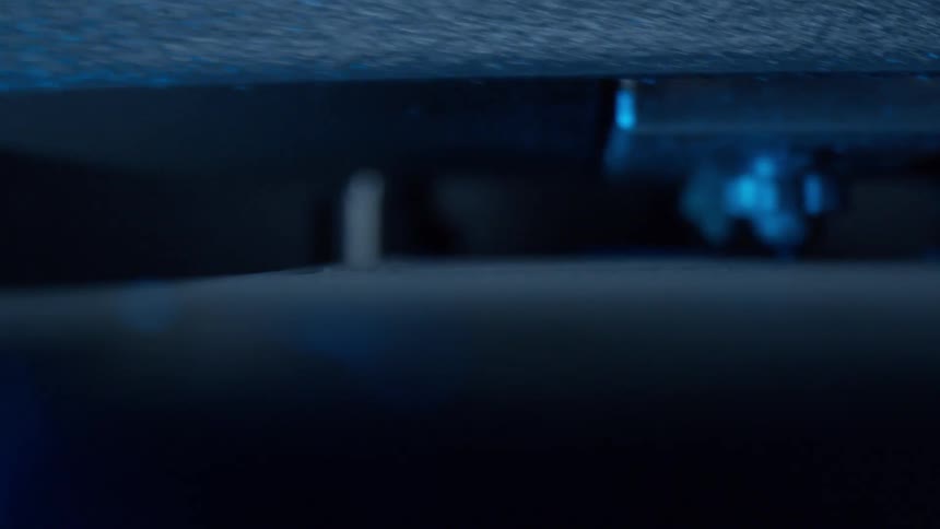 Close up of a machine in operation