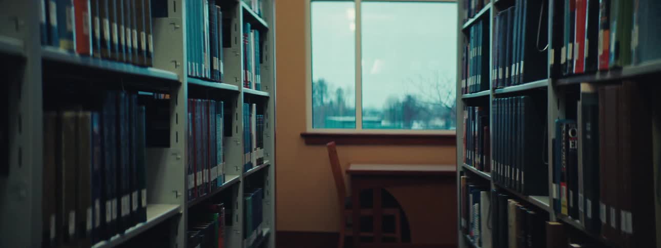 A revealing clip of a library