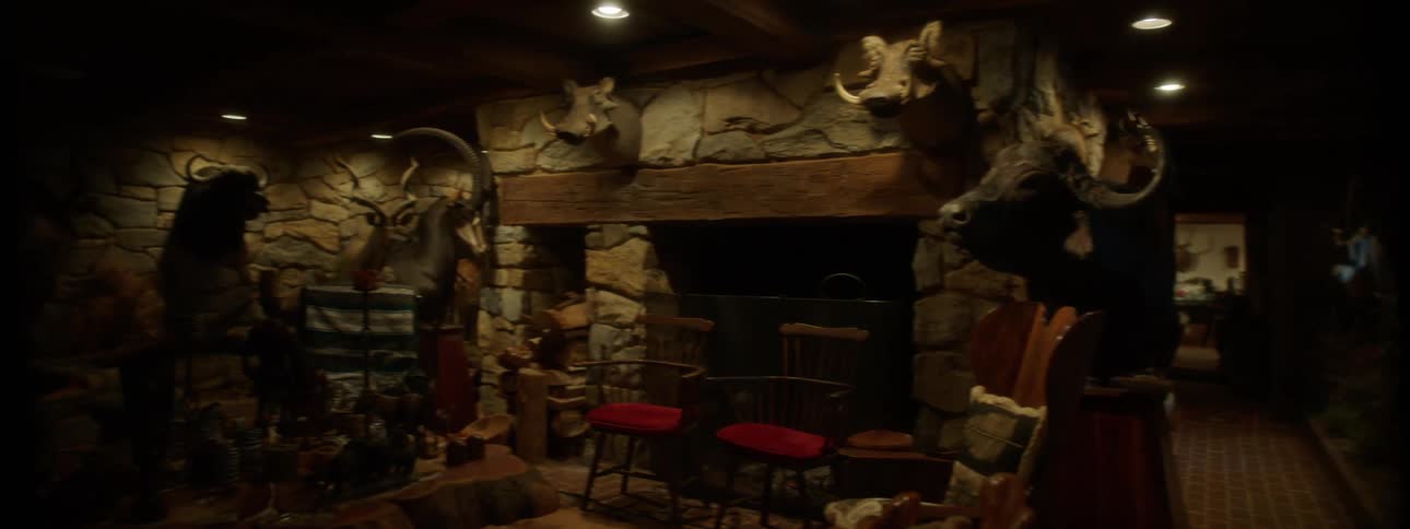 The home is full of taxidermy animals