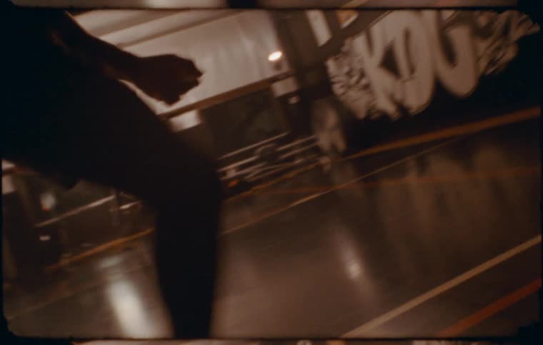 Closeup of a persons legs running back and forth across a court