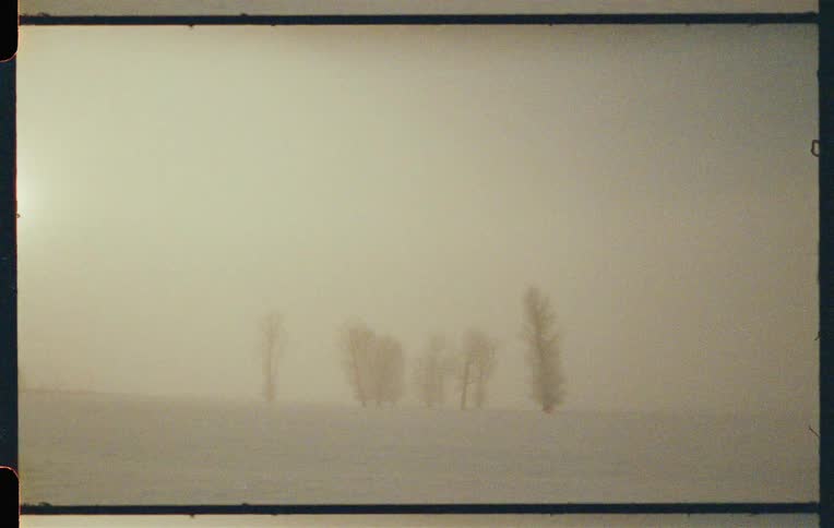 A film clip of a foggy area