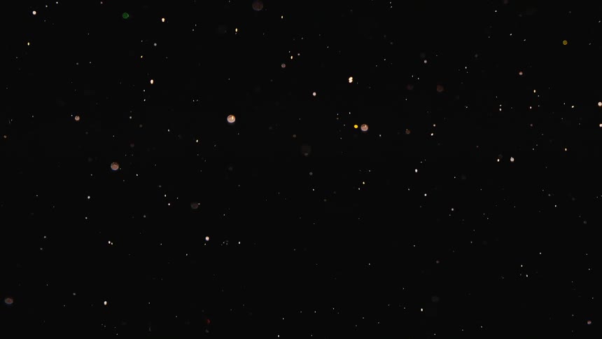 Dust particles floating about