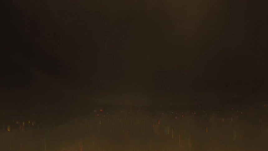 Close up of dense abstract brown smoke