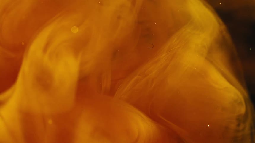 Extreme close up on an abstract dense liquid