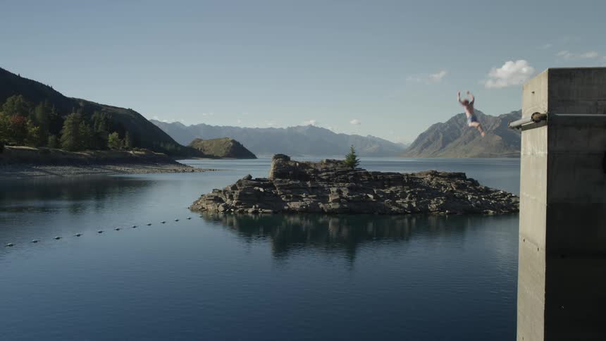 Island in the middle of the water