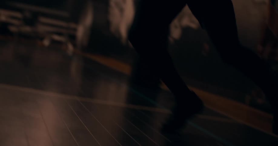 An half clip of a person running