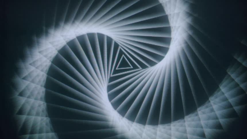Triangluar shapes spin