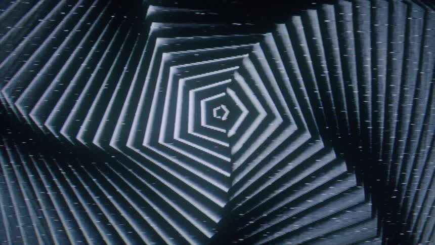 Abstract moving illusionism vortex