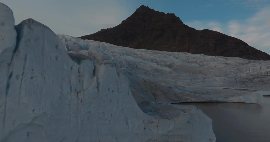 Glacial Headwall Landscape