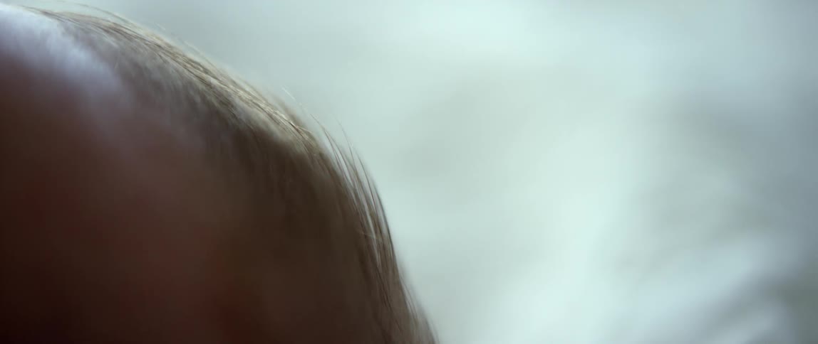 Extreme close-up  of an infant's hair