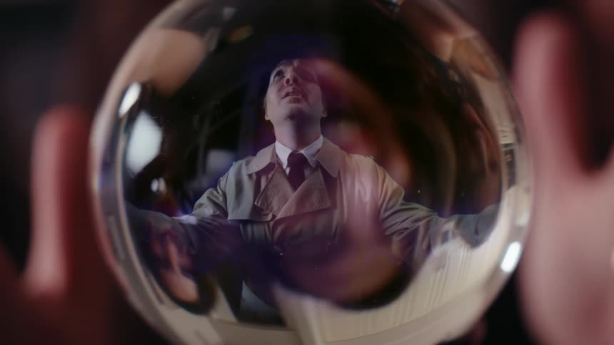 A clip of a man in a mirror