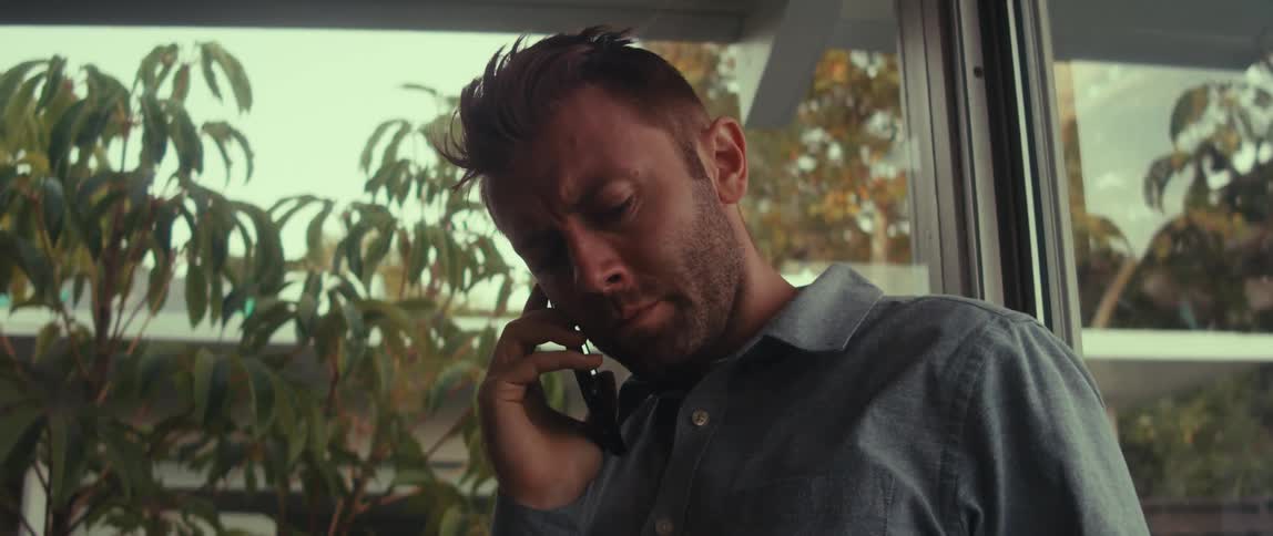 Man standing on a phone call