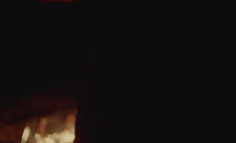 A close up clip of an orange winter wear
