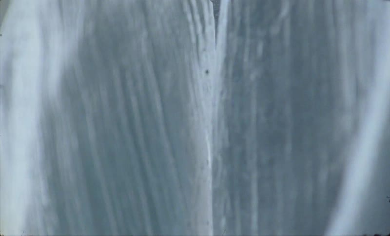 Ice wall of a mountain