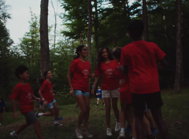 A clip of children playing and having fun