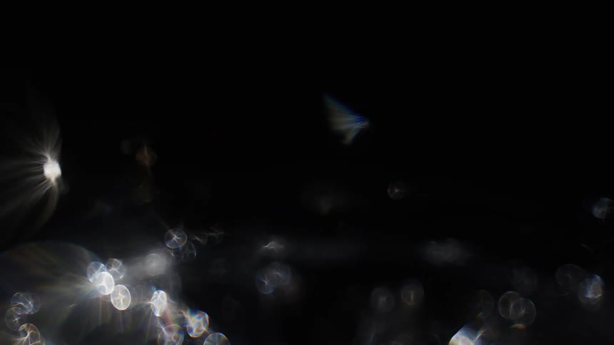 A clip of a light reflection