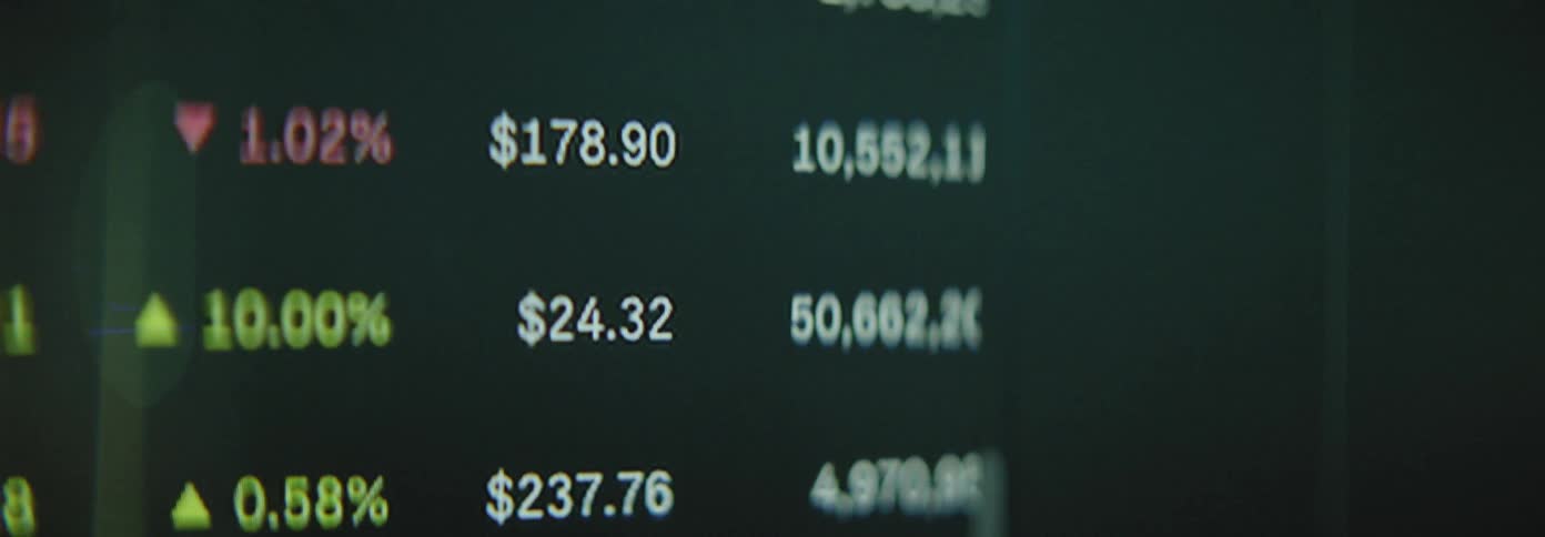 A clip of a digital chart