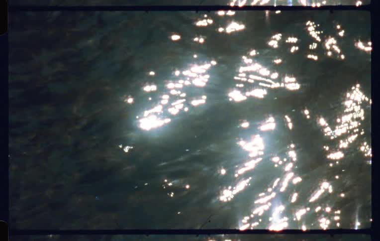 Light reflected in the water