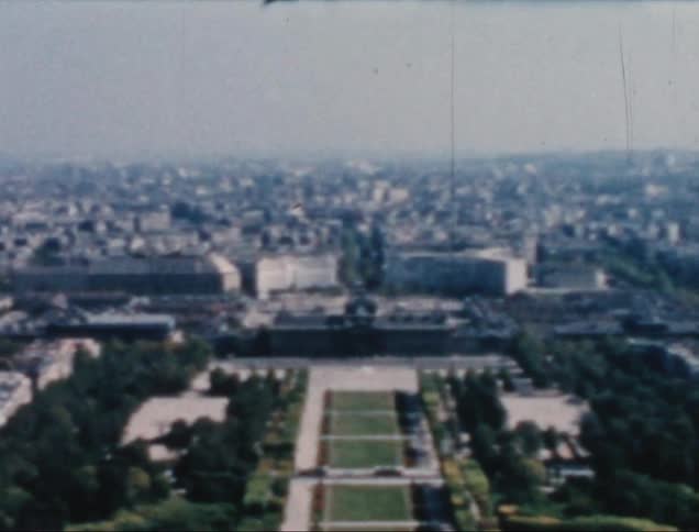 Panorama of a vast urban city