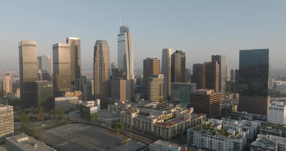 A large city skyline