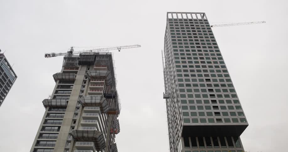 A couple tall buildings