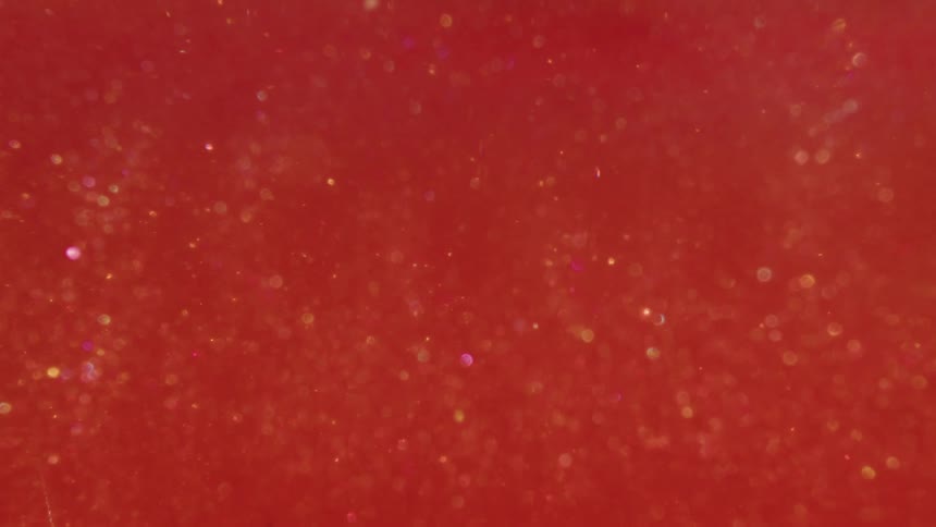 A clip of a red liquid substance