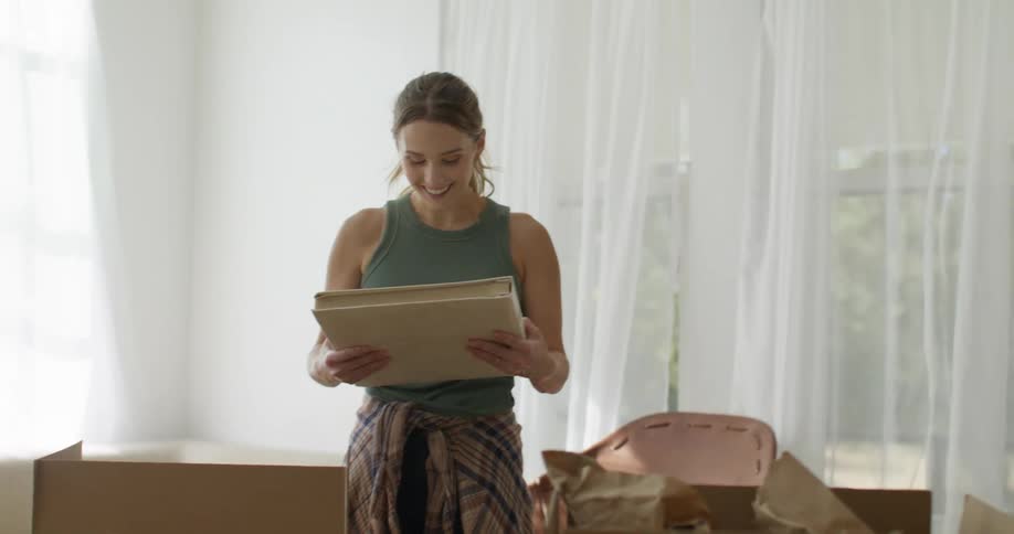 A lady and a man sharing a conversation indoor