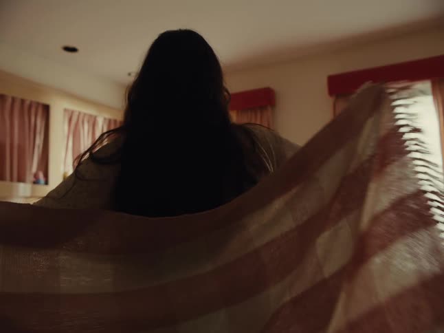 A clip of girls playing in the room