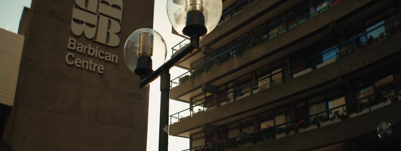 Exterior architecture of a performing arts building