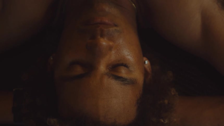 A man is laying down sleeping