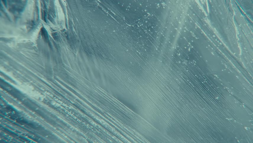 Freezing ice with detailed lines and textures