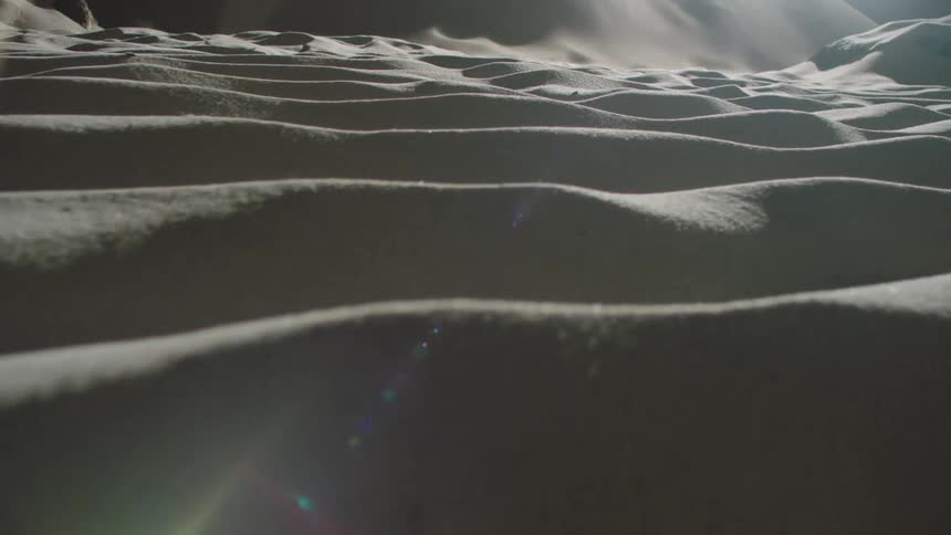 A clip of a desert during evening