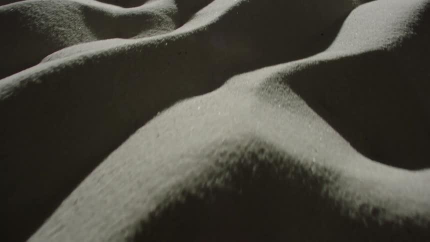 Close up of wavy desert sand