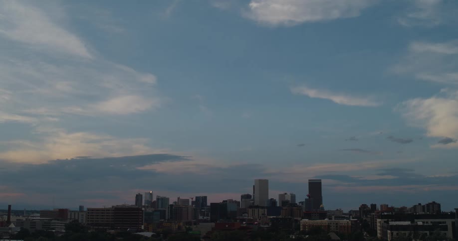 Landscape of an urban city with buildings in the background