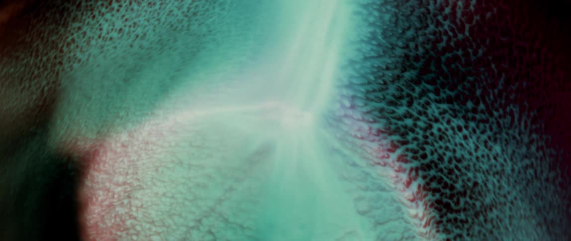 Abstract dense ink expanding