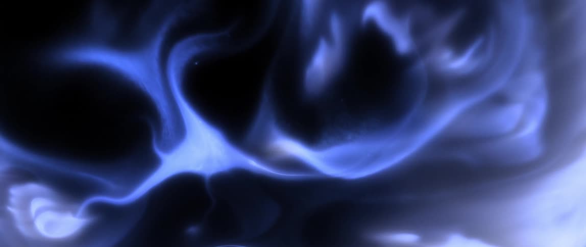 Predominantly blue texture in abstract motion