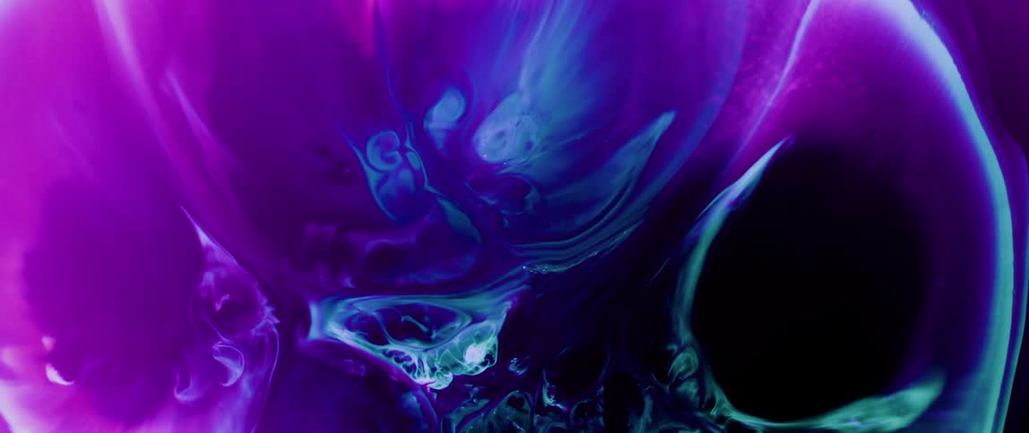 Abstract vortex bubbling against a dark background