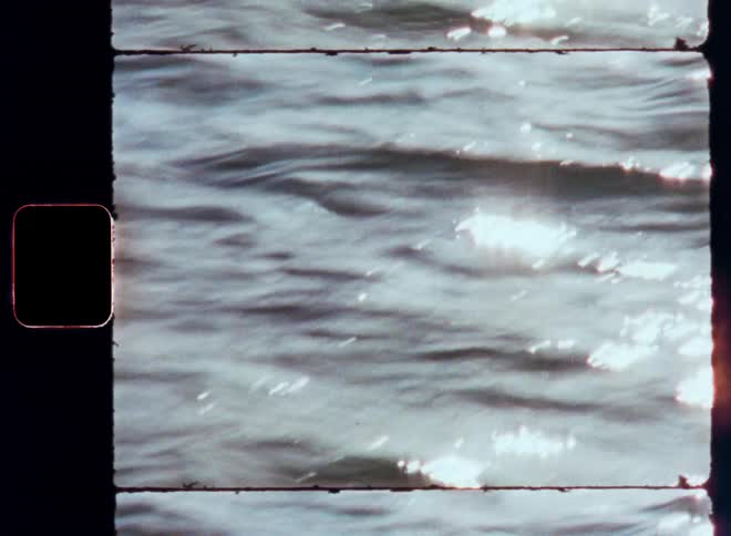 Close up of flowing ocean water