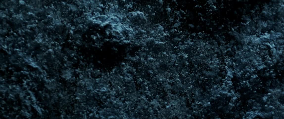 Abstract dust particles moving up and down