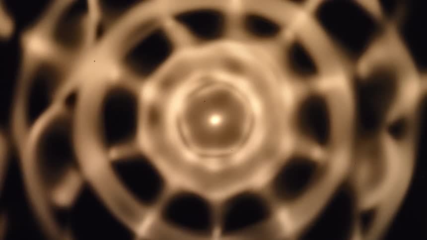 Liquid texture with abstract moving light