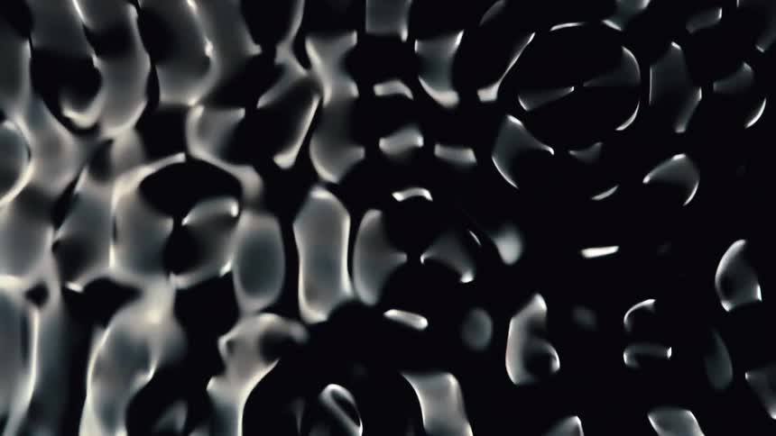 Water Cymatics, Substance vibrates forming patterns containing ripples and waves