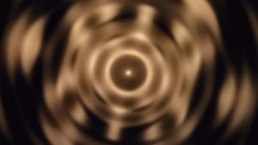 Abstract spiral light in motion