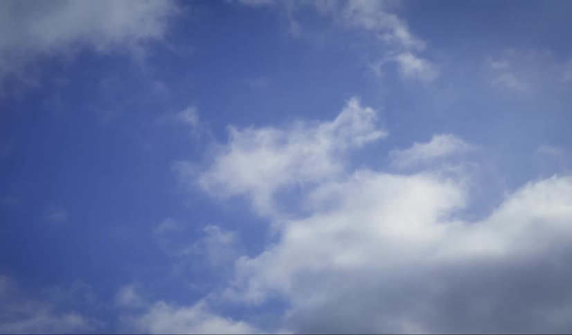 Landscape of a blue sky with clouds