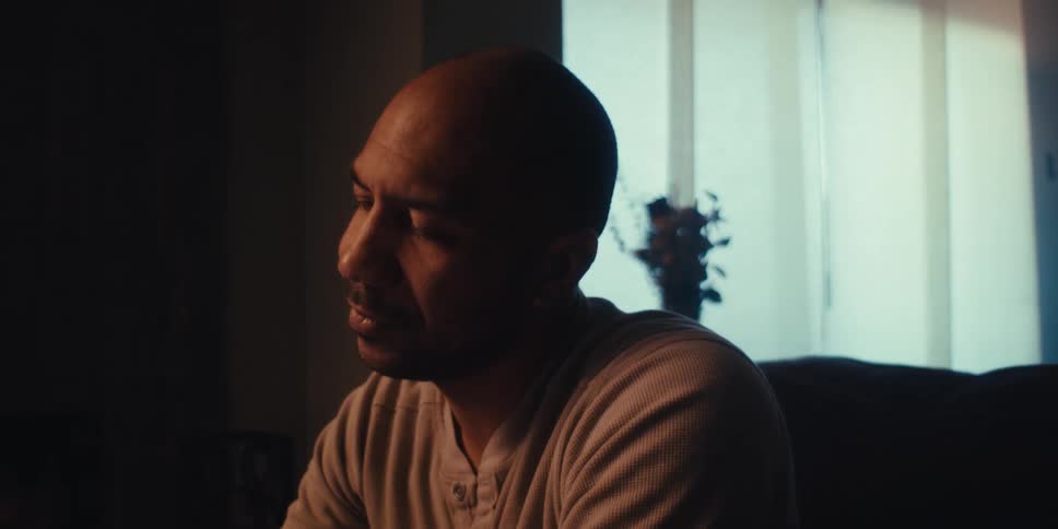 Man sitting thoughtfully