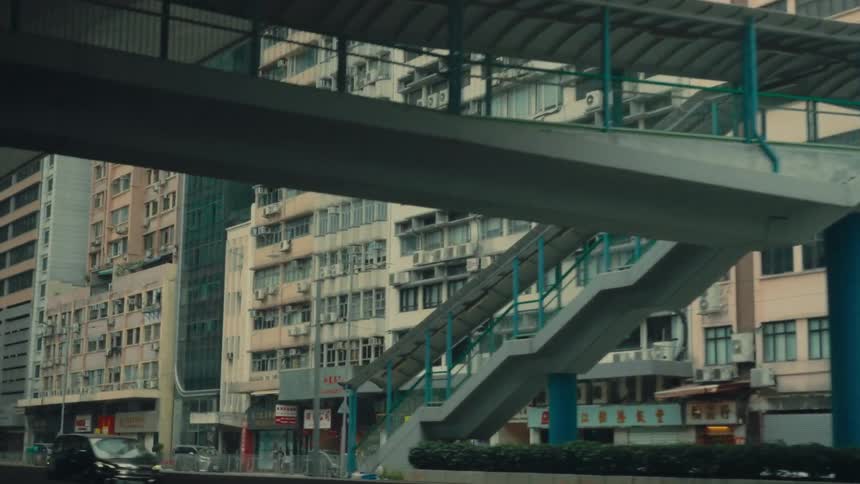 Large buildings crammed together