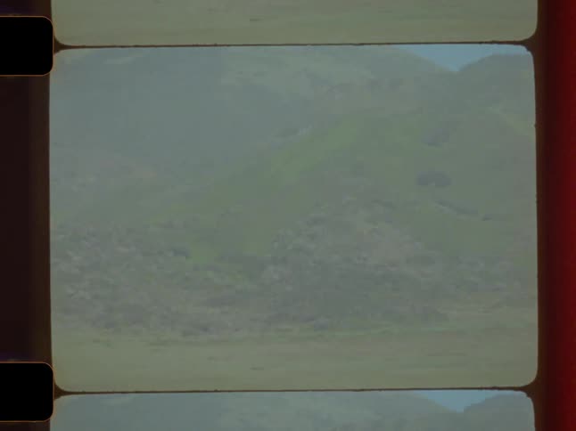 Zoom in on a mountain