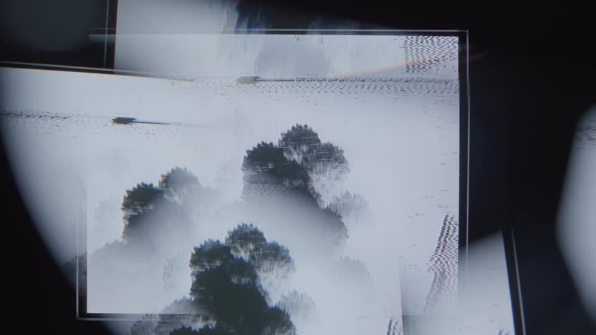 A monochrome abstract footage